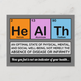 Postal Recordatorio de Quiropráctica Los Elementos De Sal