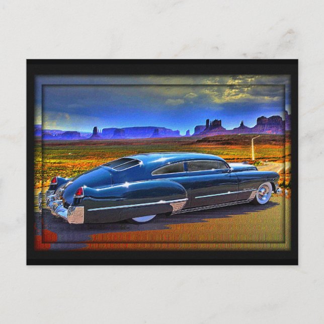 Postal recorriendo un cielo pintado (Anverso)