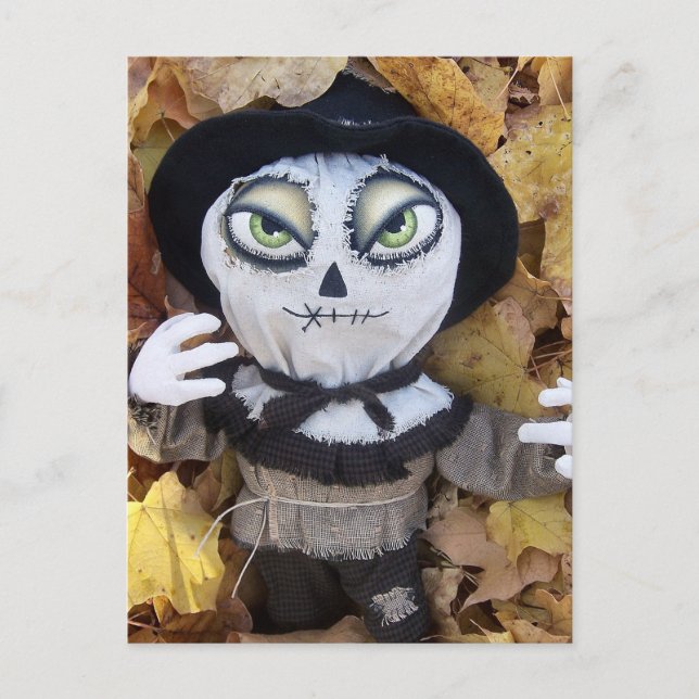 Postal Recortar Círculo Carl Postcard (Anverso)