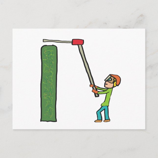 Postal Recorte de bordes (Anverso)