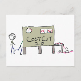 Postal Recorte de costos