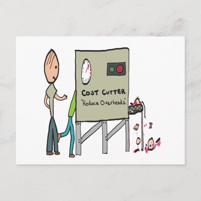 Postal Recorte de costos (Anverso)