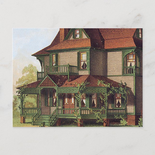 Postal Recorte verde (Anverso)