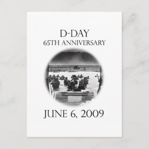 Postal Recuento del 65º aniversario del Día D