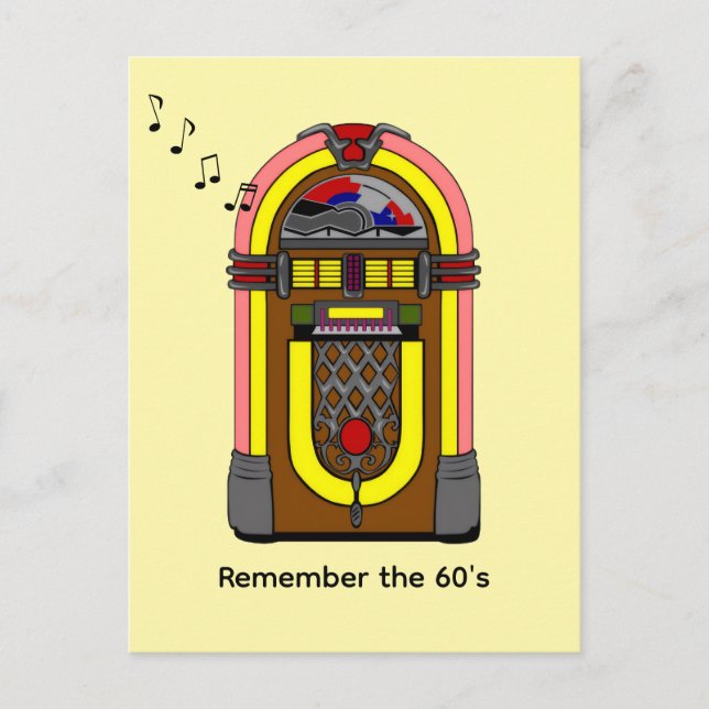 Postal Recuerda los '60 (Anverso)