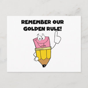 Postal Recuerde Nuestra Regla De Oro