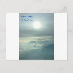 Postal Recuerde respirar