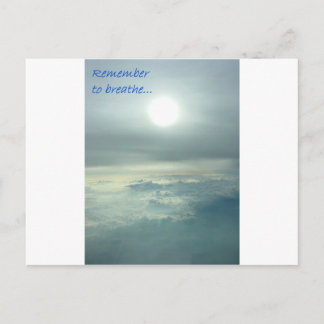 Postal Recuerde respirar