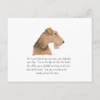 Recuerdo de Airedale, Welsh, Lakeland Terrier