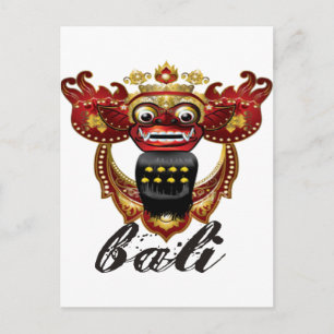 Postal Recuerdo de Barong Indonesia del Balinese