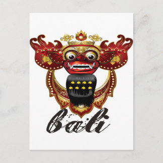 Postal Recuerdo de Barong Indonesia del Balinese