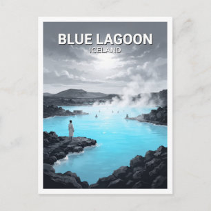 Postal Recuerdo de Blue Lagoon Grindavík Islandia