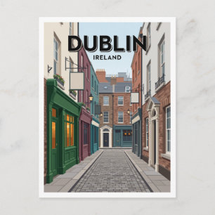Postal Recuerdo de Dame Court Dublín Irlanda
