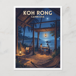 Postal Recuerdo de Koh Rong Sihanoukville Camboya