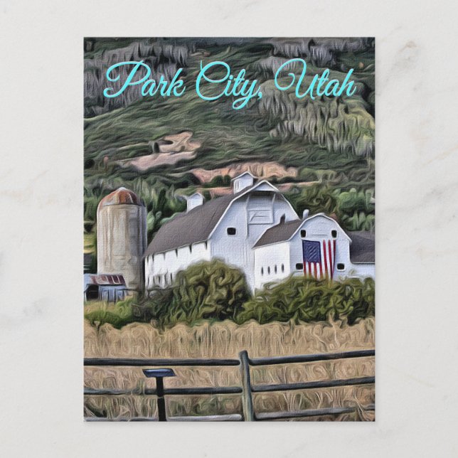 Postal Recuerdo de Park City (Anverso)