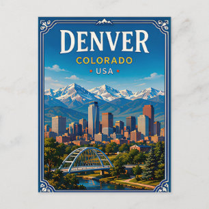 Postal 🏔️ Recuerdo de vacaciones en la montaña de Denver