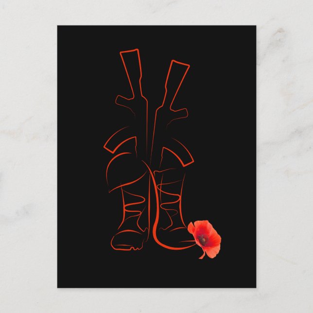 Postal Recuerdo De Veteranos Orgullosos Militares Y Adorm (Anverso)