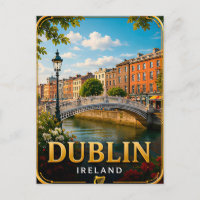 📍 Recuerdo de viaje a Dublín Irlanda para viaje p