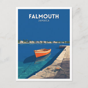Postal Recuerdo de viaje a Falmouth, Jamaica