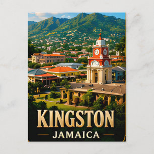 Postal Recuerdo de viaje a Kingston Jamaica Blue Mountain