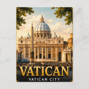 Postal 📍 Recuerdo de viaje a la Ciudad del Vaticano para