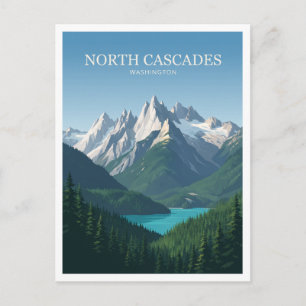Postal Recuerdo de viaje a Marblemount Washington