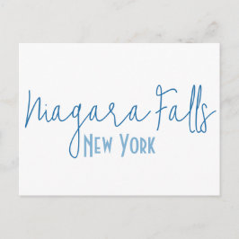 Postal Recuerdo de viaje a Niagara Falls, Nueva York