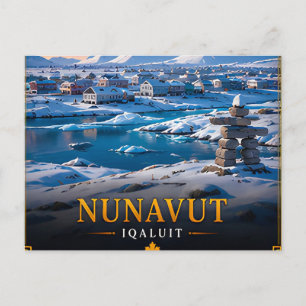 Postal 📍 Recuerdo de viaje a Nunavut Canadá