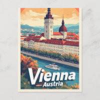 Recuerdo de viaje a Viena, Austria para recuerdos 