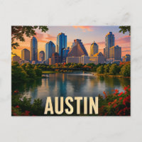 Recuerdo de viaje al frente del río Austin Texas