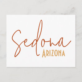 Postal Recuerdo de viaje de Sedona Arizona