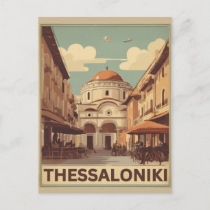 Postal Recuerdo de vocación de la ciudad de Tesalónica Gr