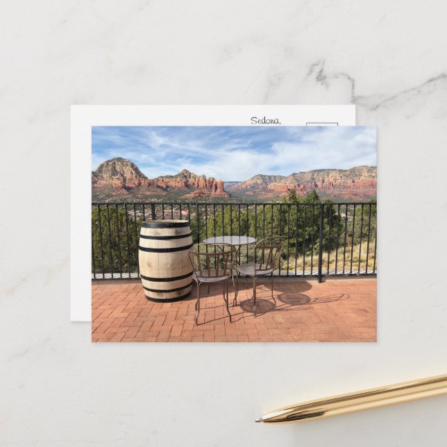 Postal Recuerdo del Desierto de Arizona (Anverso/Reverso In Situ)