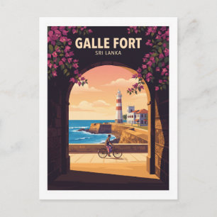 Postal Recuerdo del Fuerte de Galle Sri Lanka
