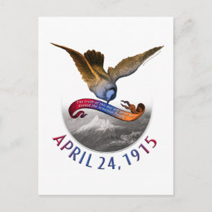 Postal Recuerdo del Genocidio Armenio