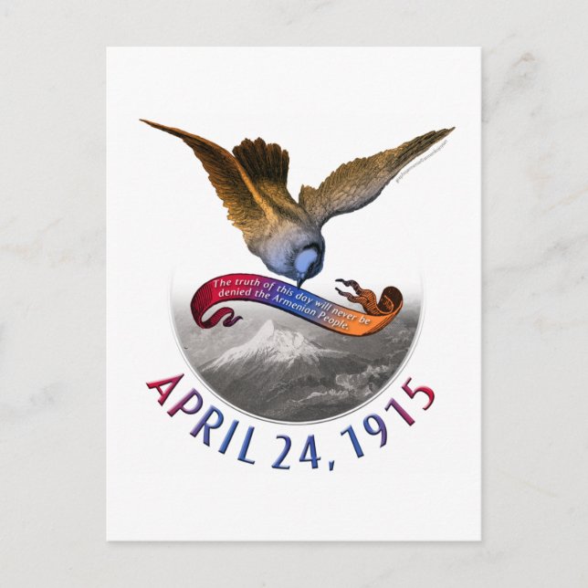 Postal Recuerdo del Genocidio Armenio (Anverso)