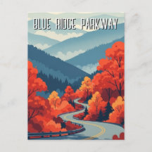 Recuerdo vintage de la Blue Ridge Parkway