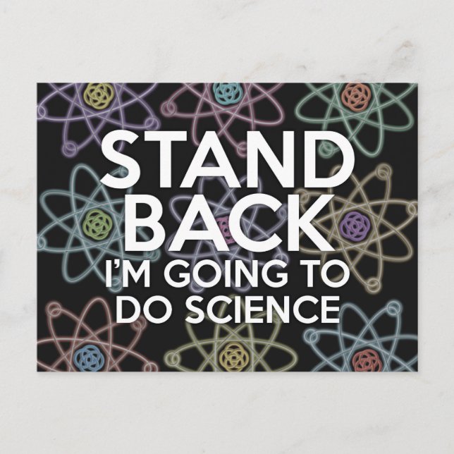POSTAL RECUERDO, VOY A HACER CIENCIA. (Anverso)