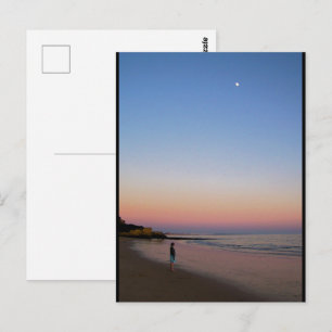 Postal Recuerdos bajo la luz de la luna