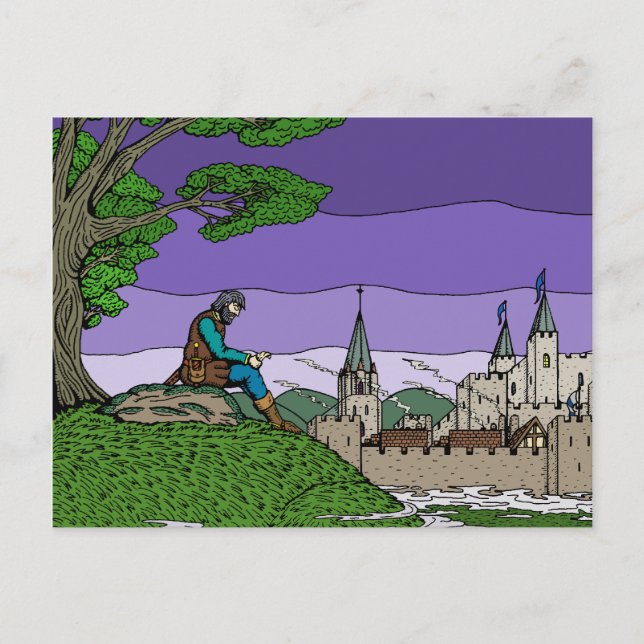 Postal Recuerdos de Camelot (Anverso)