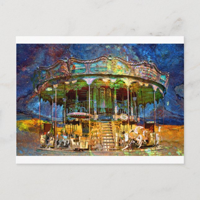 Postal Recuerdos DE CARNAVAL RUSOS (Anverso)