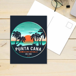 Postal Recuerdos de los 80 del Punta Cana Dominican Retro