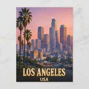 Postal ✈️ Recuerdos de Los Ángeles California 🌴