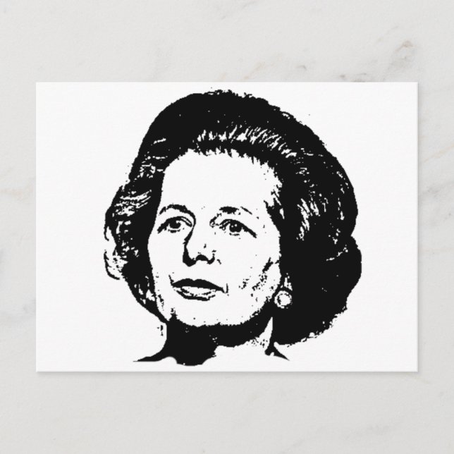 Postal Recuerdos de Margaret Thatcher (Anverso)