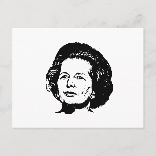 Postal Recuerdos de Margaret Thatcher (Anverso)