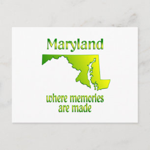 Postal Recuerdos de Maryland