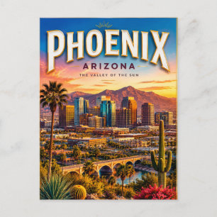 Postal Recuerdos de Viaje a Phoenix Arizona