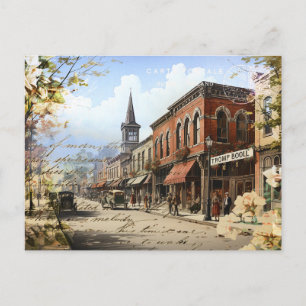 Postal Recuerdos del Casco Antiguo Vintage