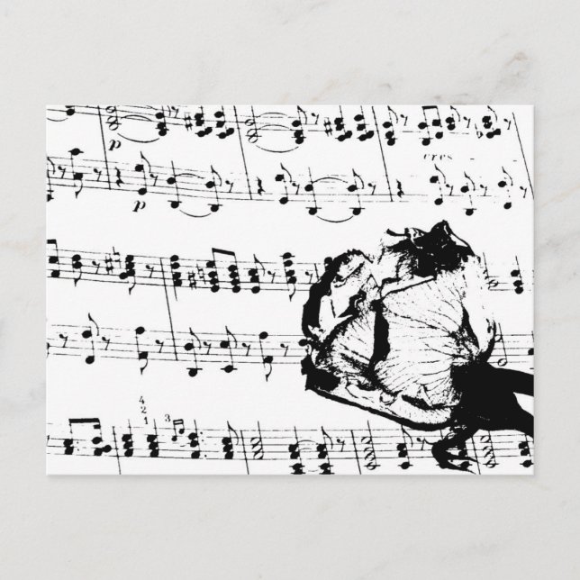 Postal Recuerdos musicales (Anverso)