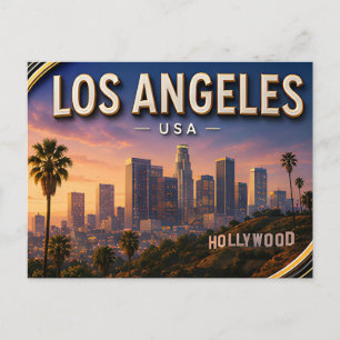 Postal Recuerdos Soleados de Los Ángeles en Todas Partes
